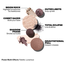 Power Multi-Effects Palette / Lunarious -  Outer Limits - Amp up lids, Total Eclipse - Line & Define, Gravitational Pull - Deepen creases, Shadow Phase - Smoke out looks, Comet Gazer - Build your base, Moon Rock - Highlight browbones & cheekbones-view-3