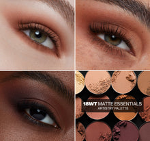 18WT Matte Essentials Artistry Palette - eye macros on three different skin tones-view-5